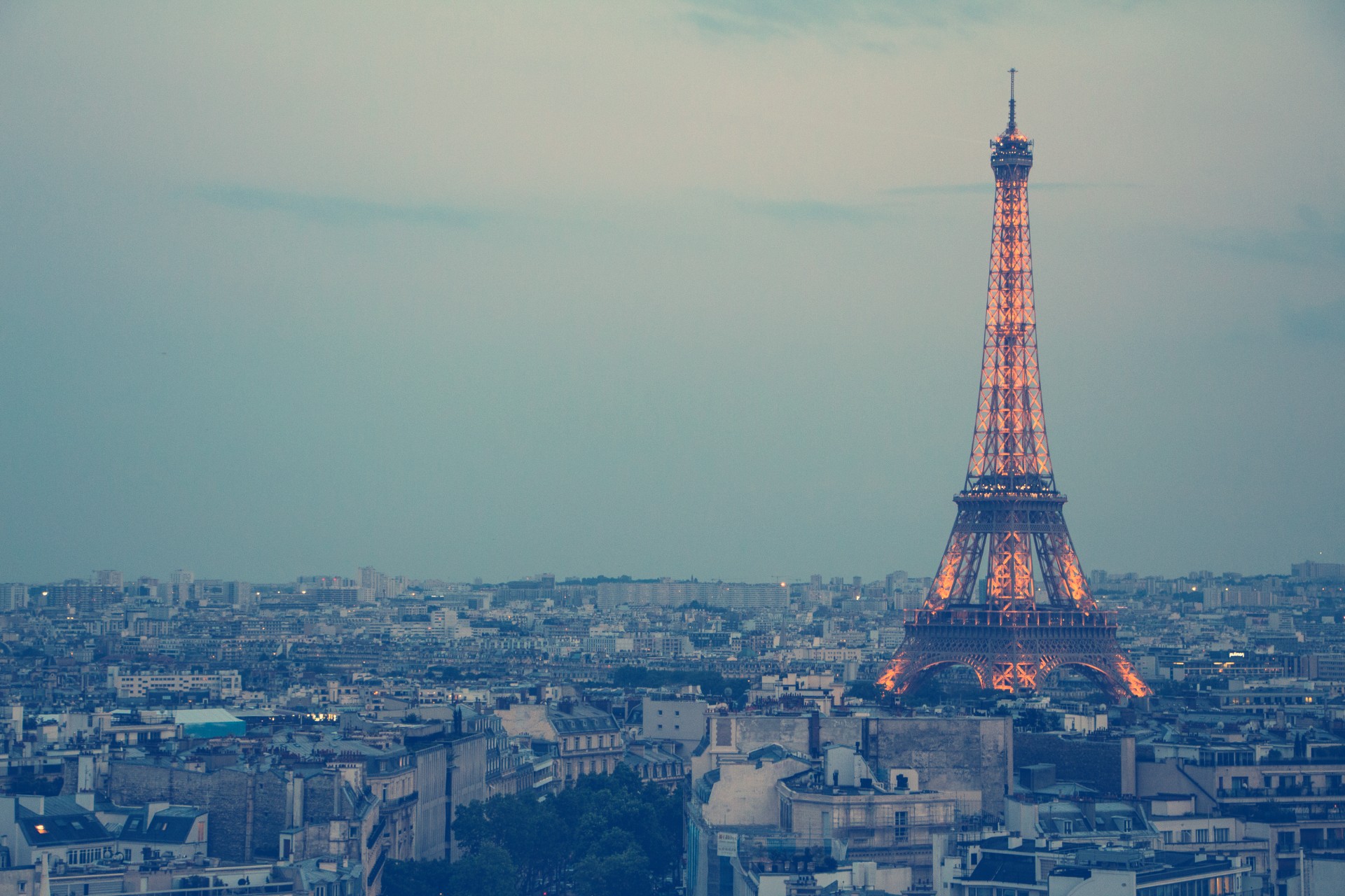 On top of the Eiffel Tower - Yara Zgheib