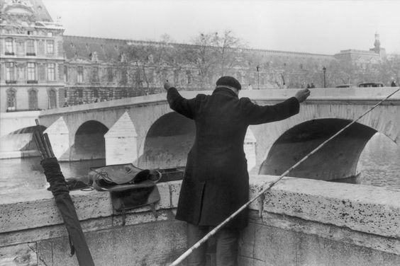 Henri Cartier-Bresson, Fisherman on the Seine